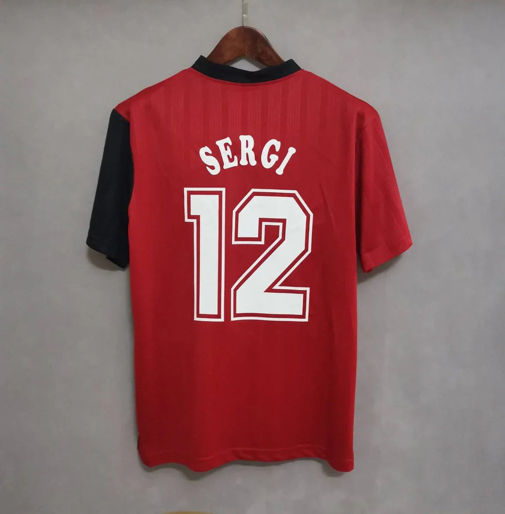 Camiseta Retro España 1996-98 Sergi - Fútbol Club Vintage