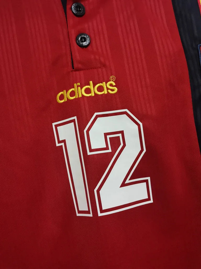 Camiseta Retro España 1996-98 Sergi - Fútbol Club Vintage