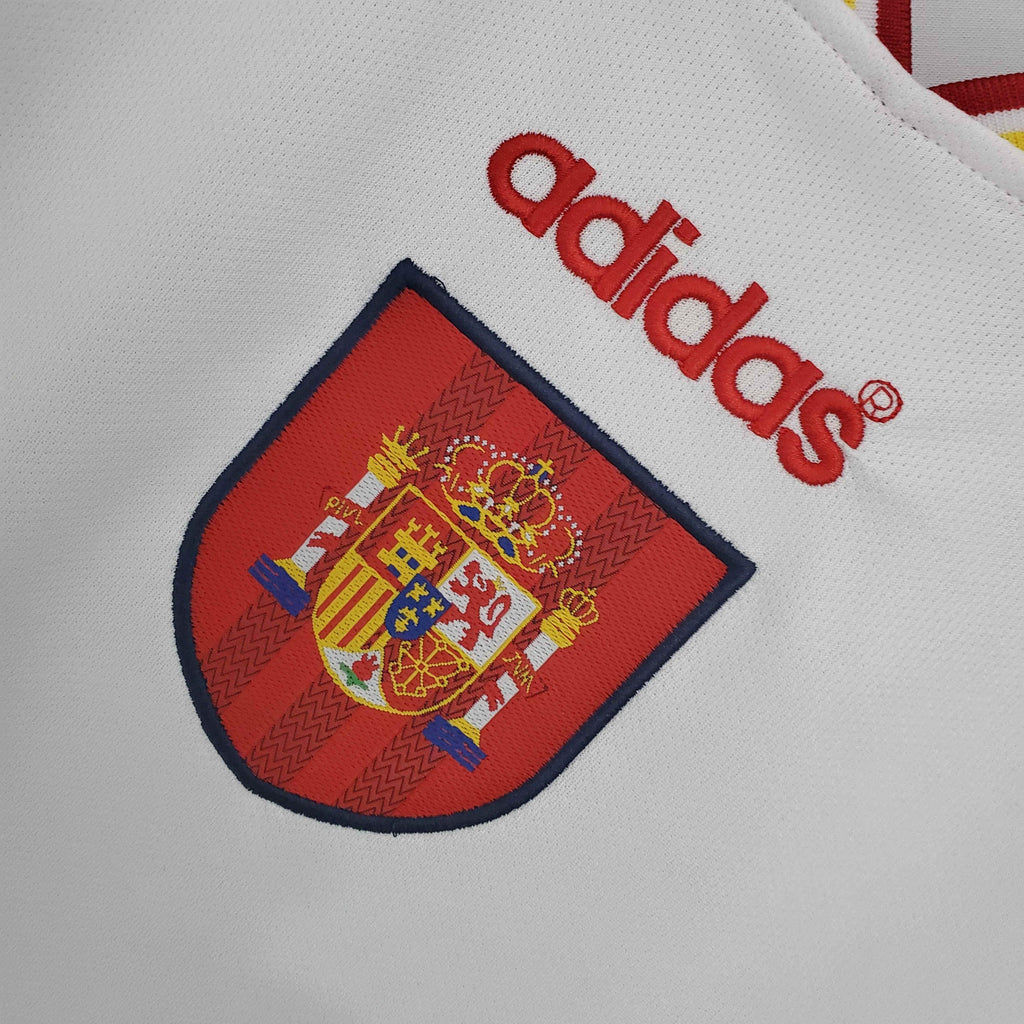 Camiseta Retro España Visitante 1996-98 Fernando Hierro - Fútbol Club Vintage