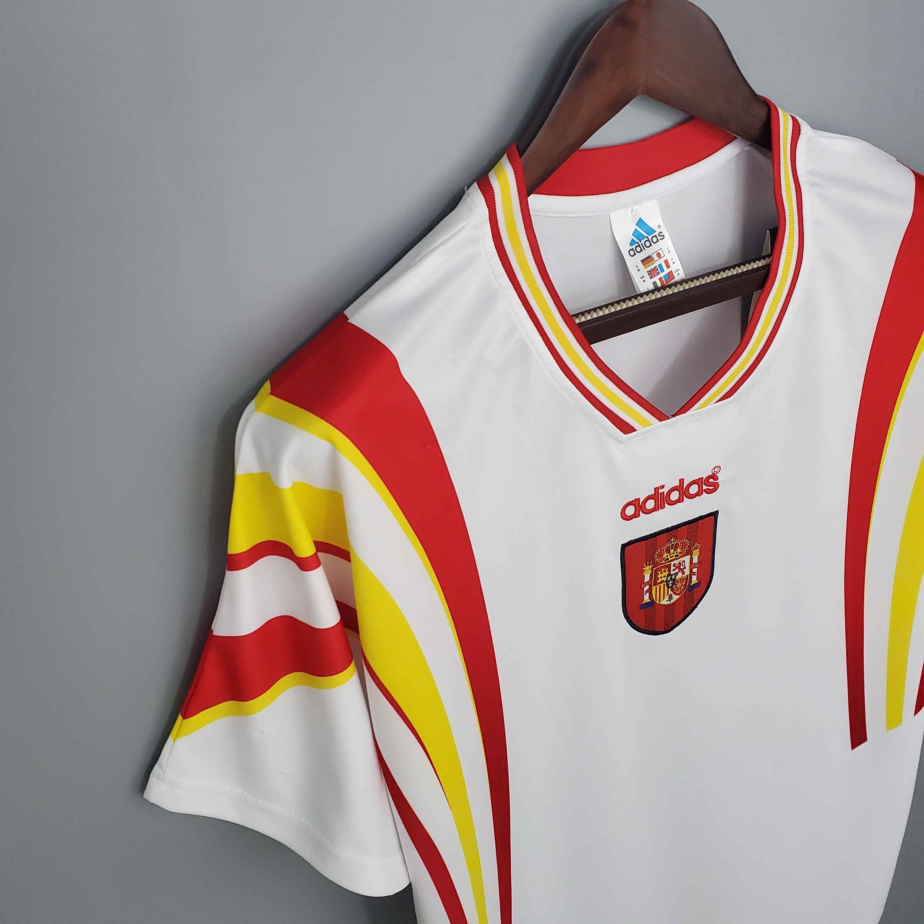 Camiseta Retro España Visitante 1996-98 - Fútbol Club Vintage