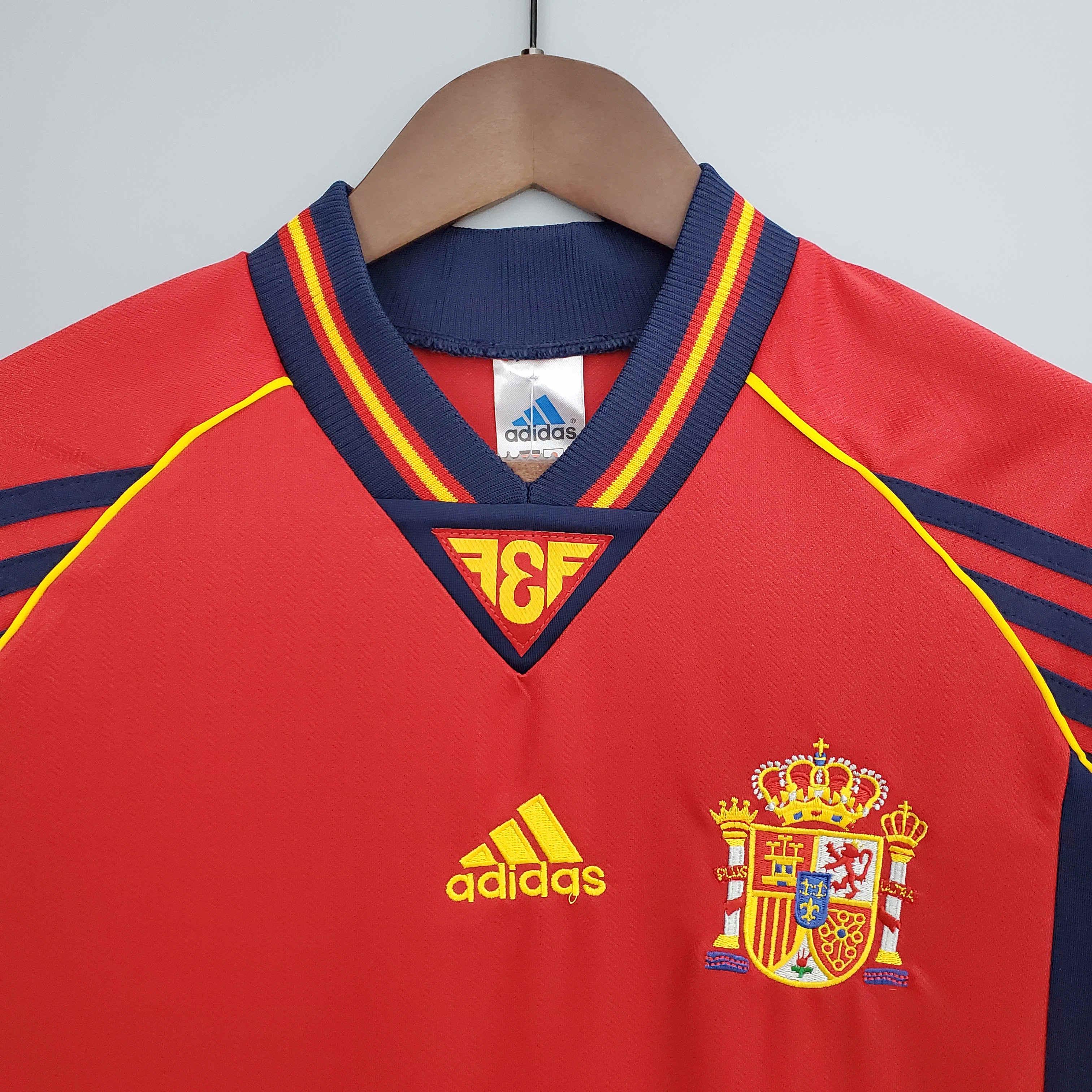 Camiseta Retro España 1998-00 - Fútbol Club Vintage