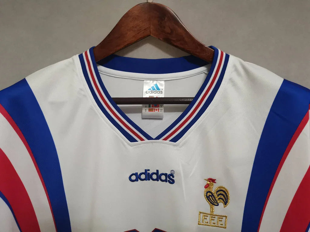 Zidane Francia Visitante 1996 - Fútbol Club Vintage