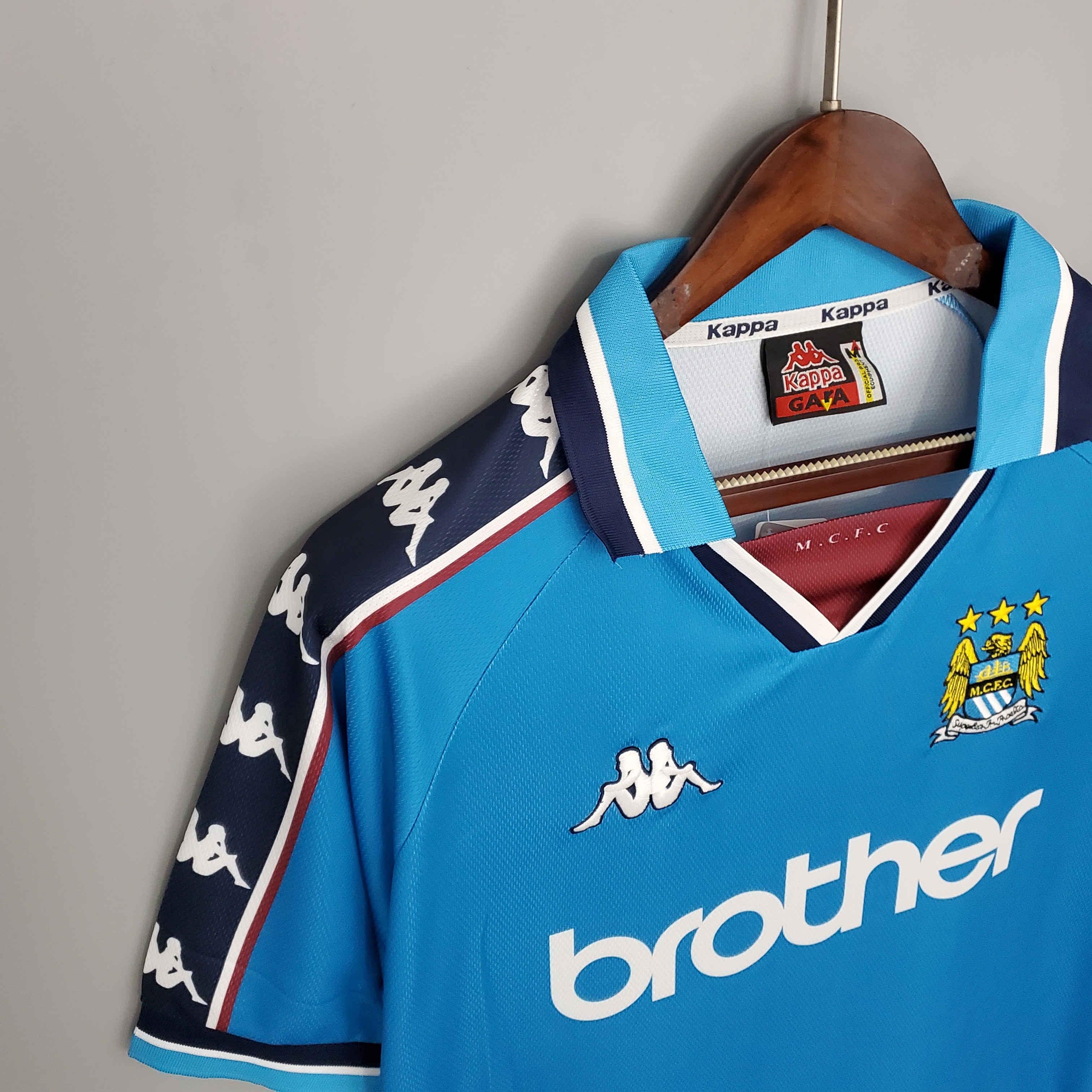 Camiseta Retro Manchester City FC 1997-98 - Fútbol Club Vintage