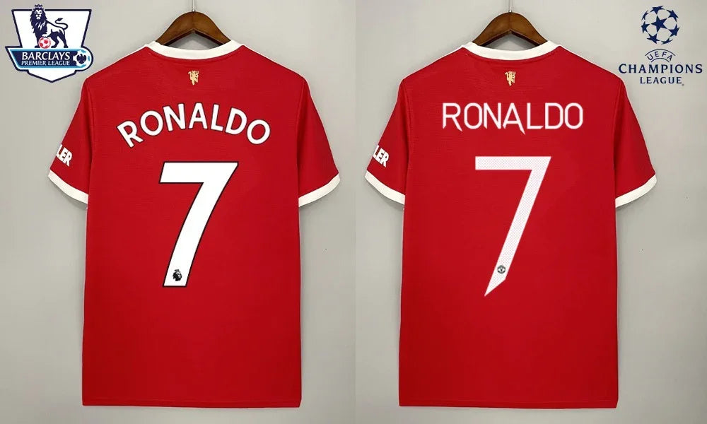 Camiseta Retro Manchester United FC 2021-22 - Fútbol Club Vintage