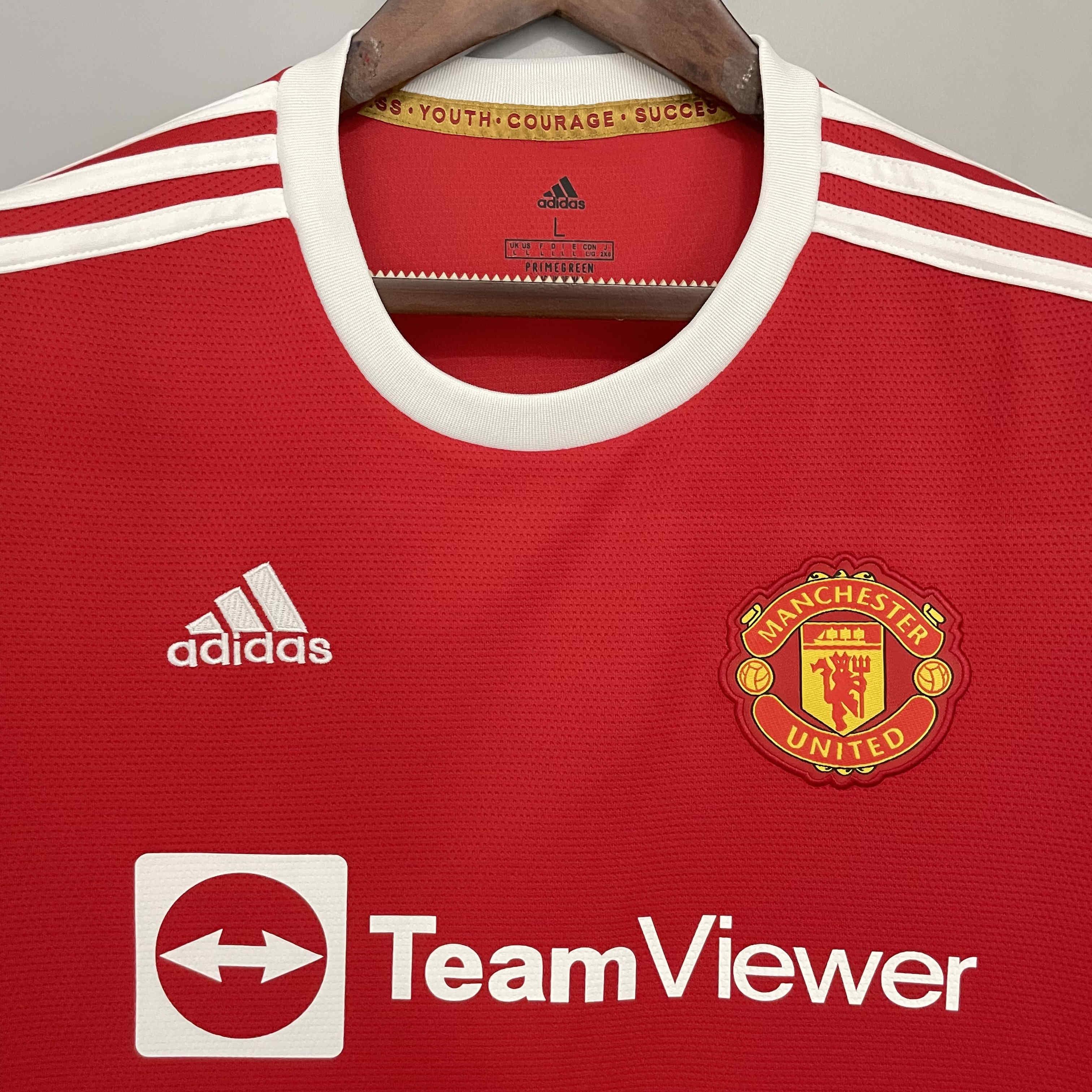 Camiseta Retro Manchester United FC 2021-22 - Fútbol Club Vintage
