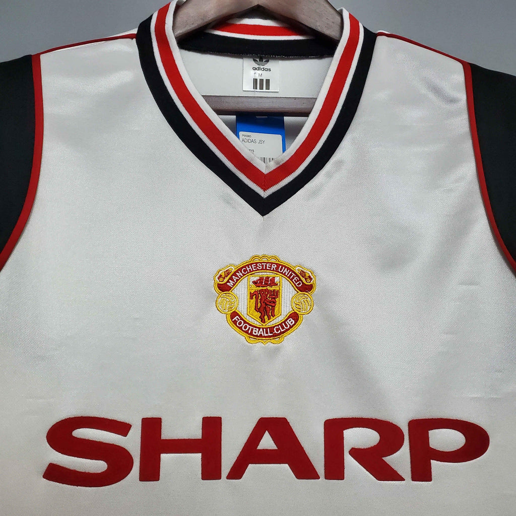 Camiseta Retro Manchester United FC Visitante 1985-86 - Fútbol Club Vintage