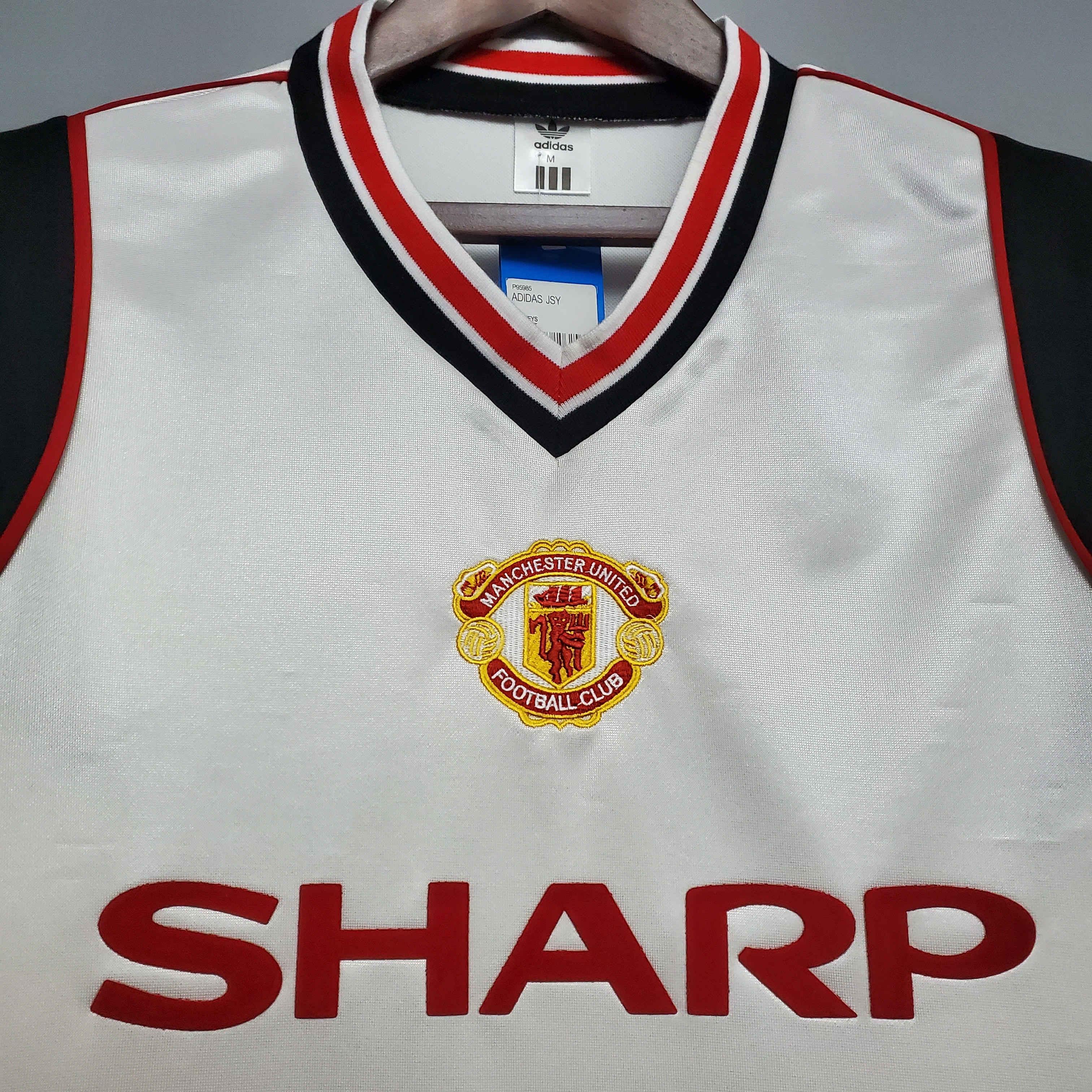 Camiseta Retro Manchester United FC Visitante 1985-86 - Fútbol Club Vintage
