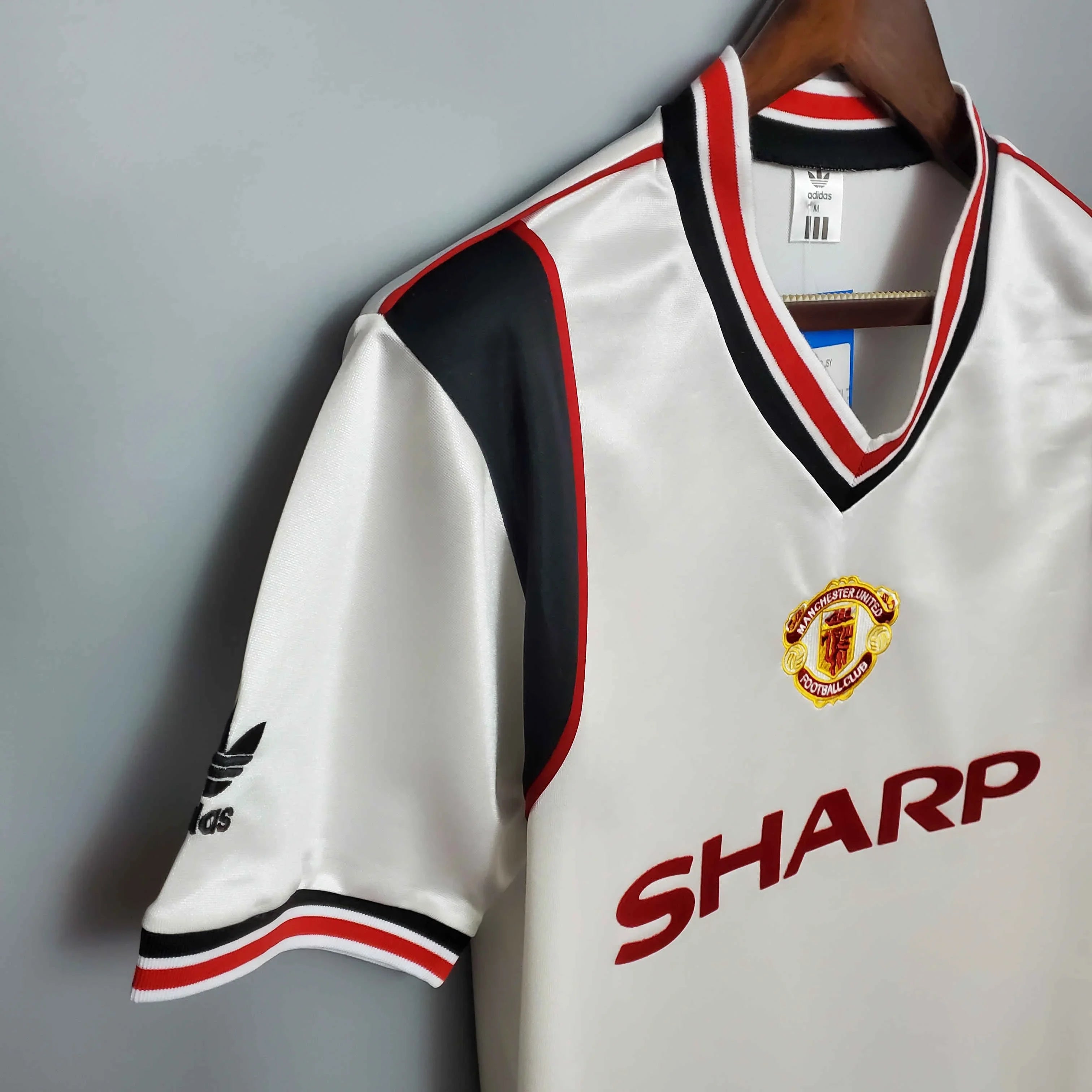 Camiseta Retro Manchester United FC Visitante 1985-86 - Fútbol Club Vintage