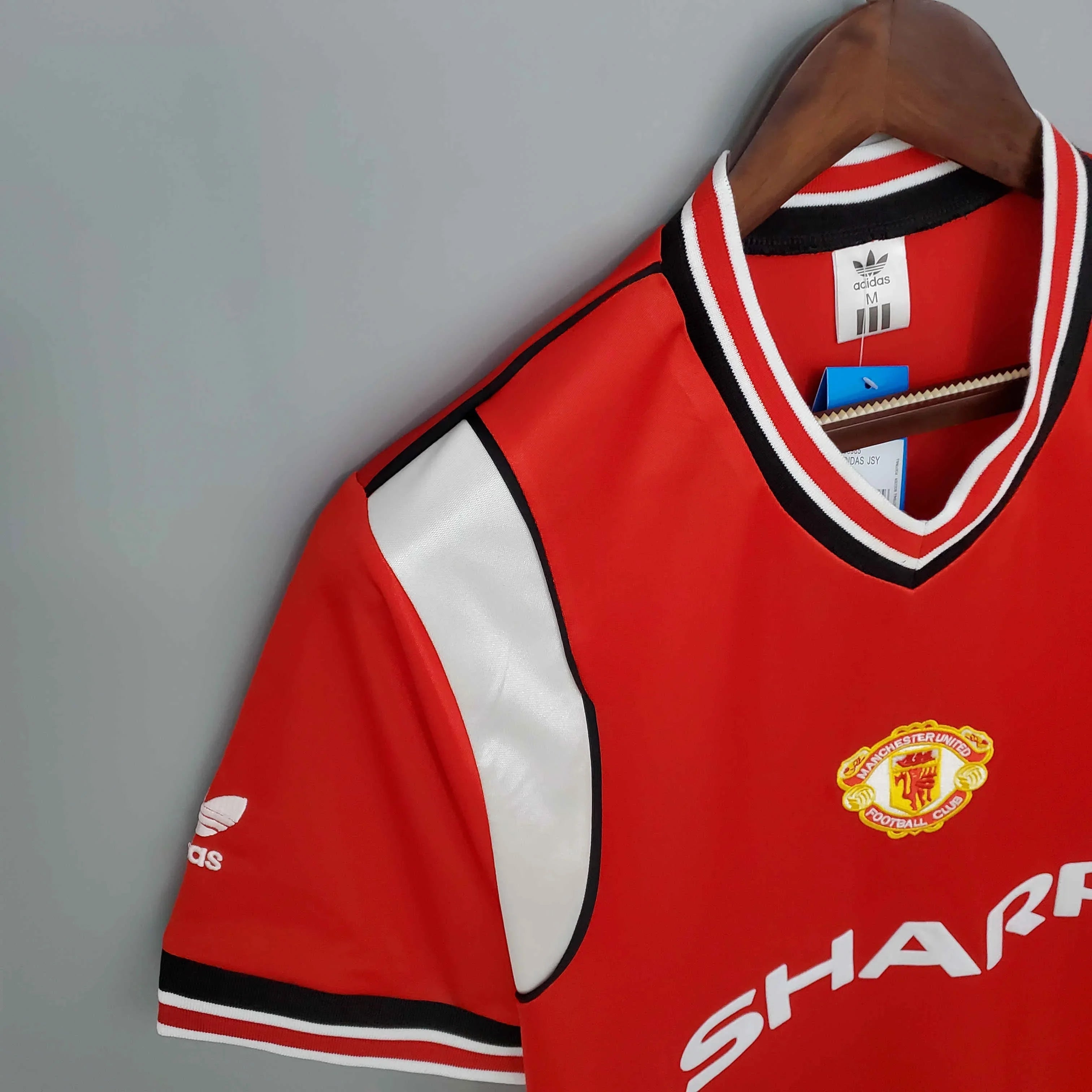 Camiseta Retro Manchester United FC 1985 - Fútbol Club Vintage