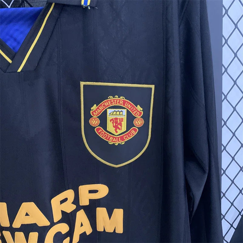 Camiseta Retro Manchester United Manga Larga Visitante 1993-94 - Fútbol Club Vintage