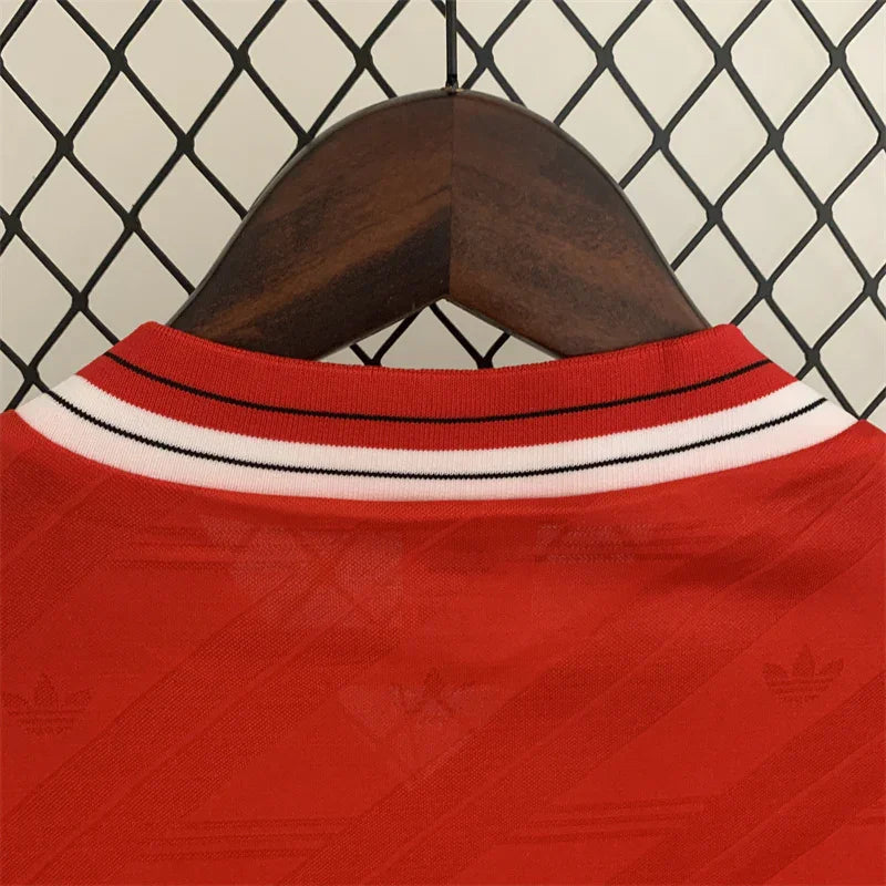 Camiseta Retro Manchester United Manga Larga 1986-88 - Fútbol Club Vintage
