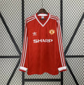 Camiseta Retro Manchester United Manga Larga 1986-88 - Fútbol Club Vintage