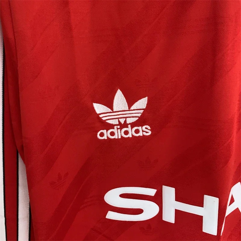 Camiseta Retro Manchester United Manga Larga 1986-88 - Fútbol Club Vintage