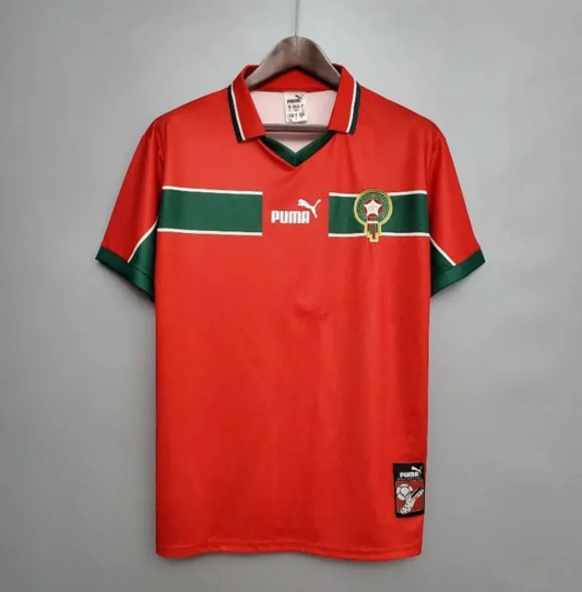 Camiseta Retro Marruecos Visitante 1998 - Fútbol Club Vintage