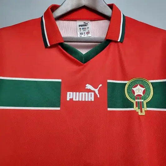 Camiseta Retro Marruecos Visitante 1998 - Fútbol Club Vintage