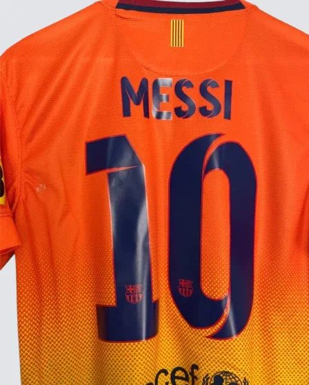 Camiseta Visitante FC Barcelona 2012-2013 - Lionel Messi - Fútbol Club Vintage