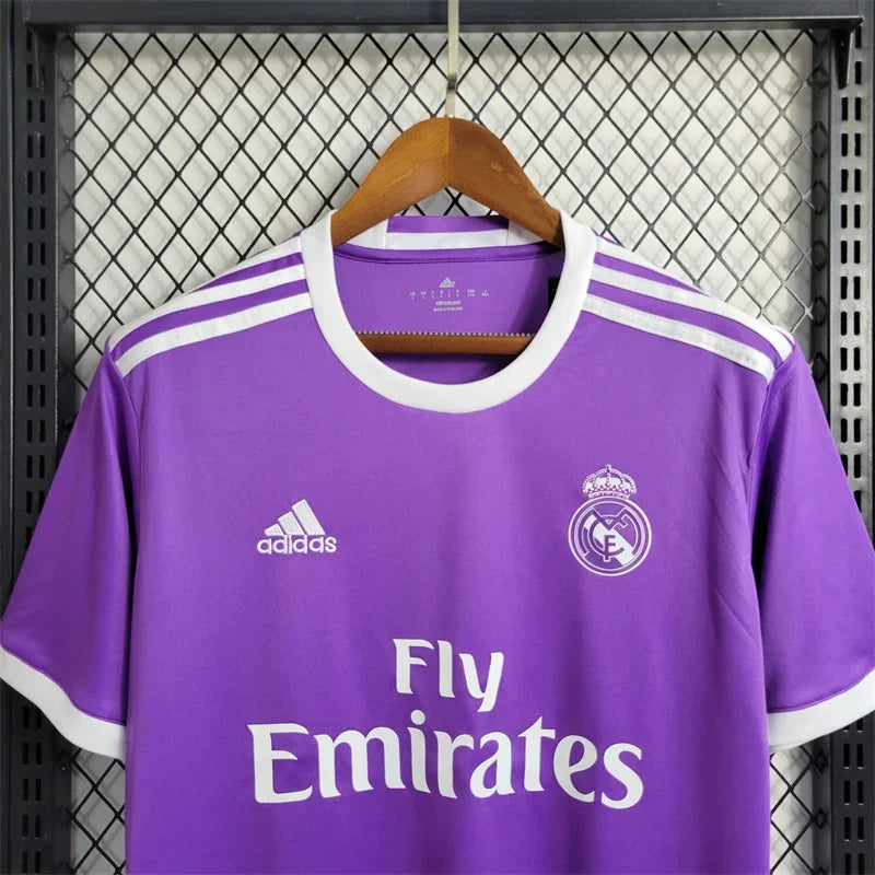 Real Madrid Visitante Manga Larga 2016 - Fútbol Club Vintage