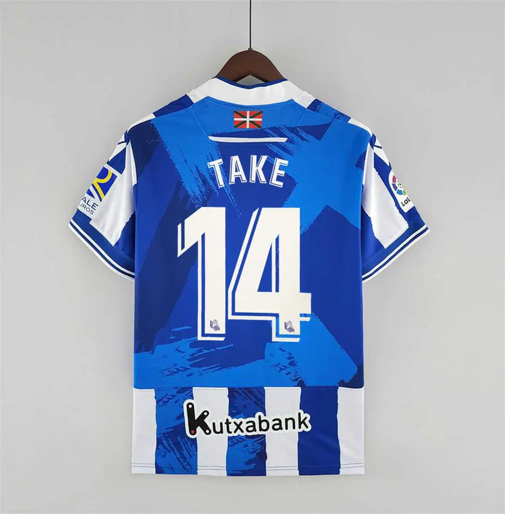 Camiseta Real Sociedad 2022-23 TAKE - Fútbol Club Vintage