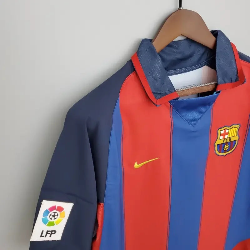 Camiseta Retro FC Barcelona 2003-04 - Fútbol Club Vintage