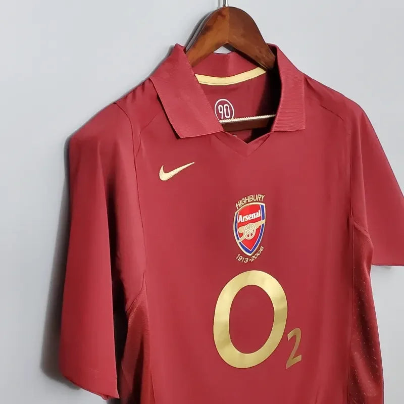Camiseta Arsenal FC Visitante 2005-06 Retro - Fútbol Club Vintage