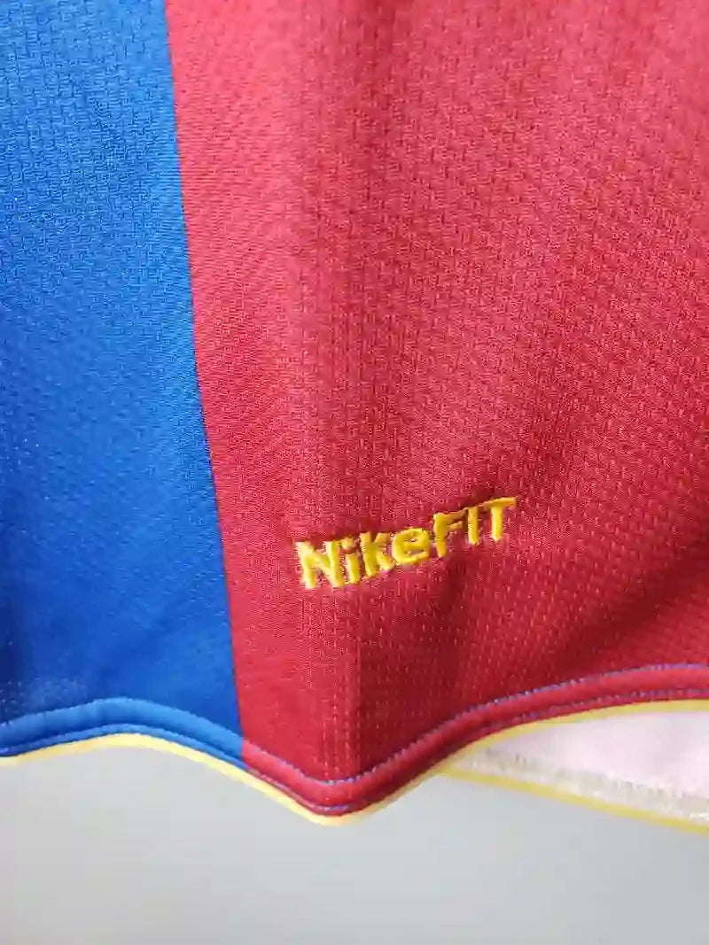 Camiseta Retro FC Barcelona Manga Larga 2007-08 - Fútbol Club Vintage