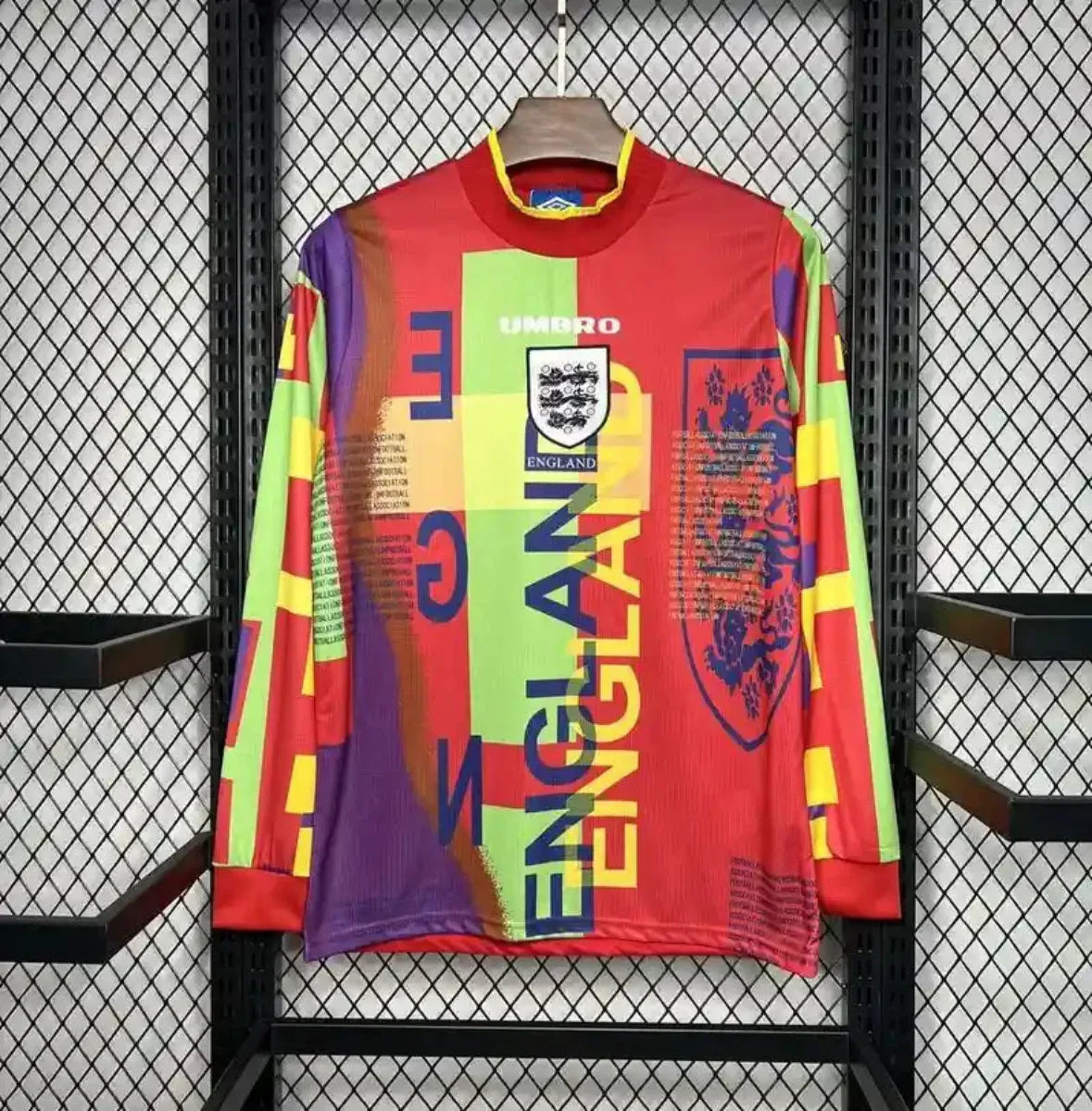Camiseta Retro Inglaterra Portero 1996 - Fútbol Club Vintage