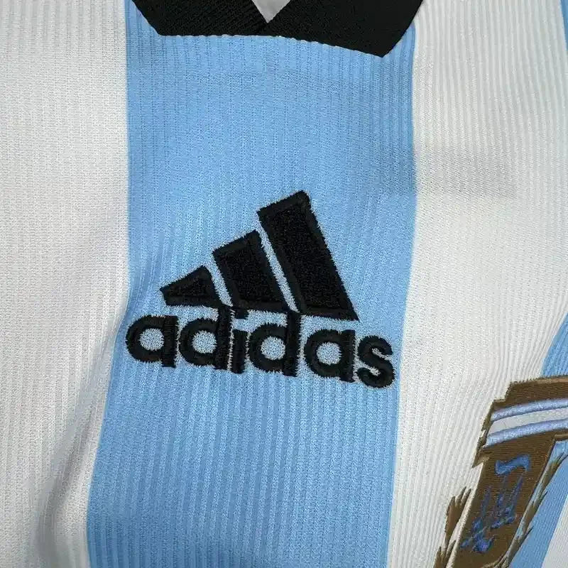 Camiseta Retro Argentina Manga Larga 1998 - Fútbol Club Vintage