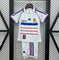 Retro Niños Francia Visitante 1998 - Fútbol Club Vintage