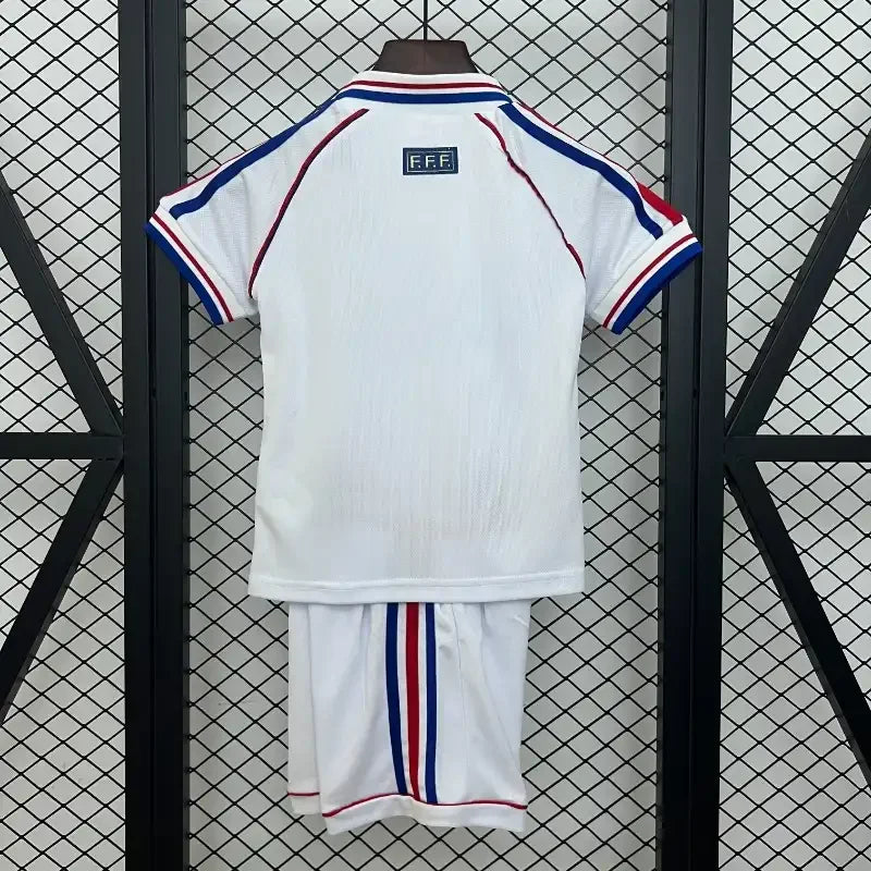 Retro Niños Francia Visitante 1998 - Fútbol Club Vintage