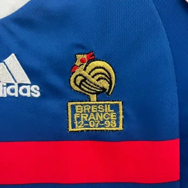 Retro Niños Francia 1998 - Fútbol Club Vintage