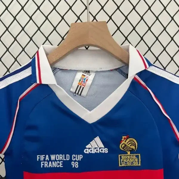 Retro Niños Francia 1998 - Fútbol Club Vintage