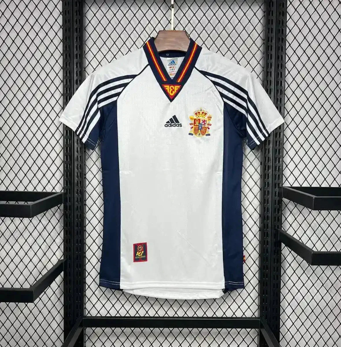 Camiseta Retro España Visitante 1998 - Fútbol Club Vintage