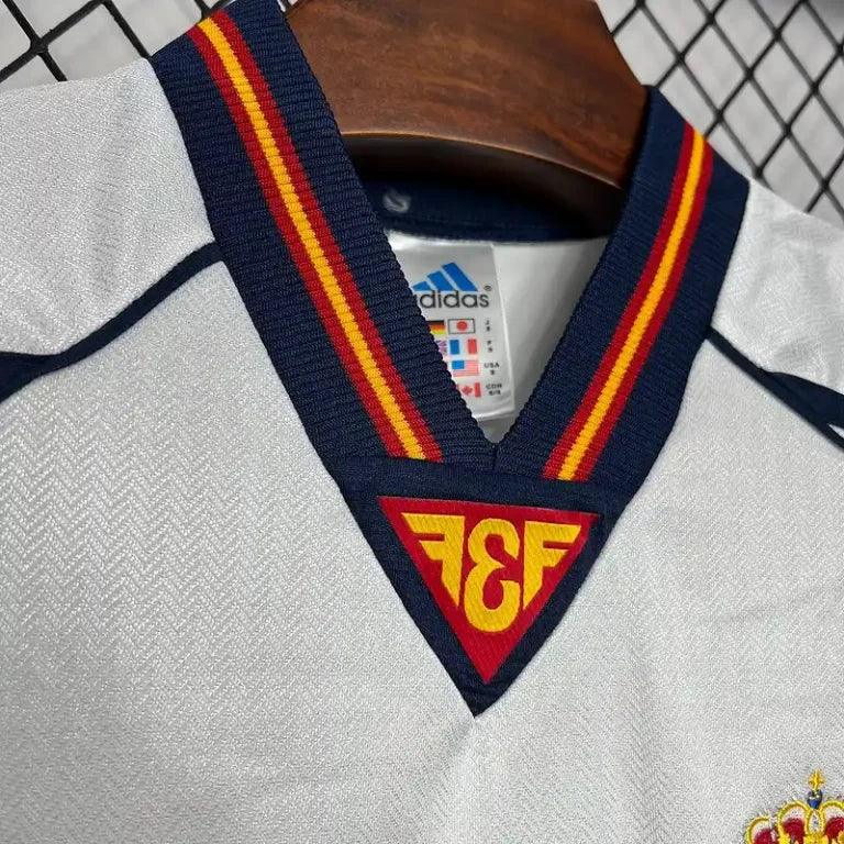 Camiseta Retro España Visitante 1998 - Fútbol Club Vintage