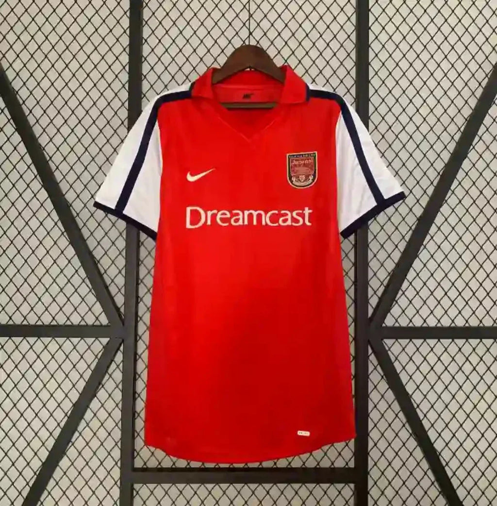 Camiseta Arsenal FC 2001-02 Retro - Fútbol Club Vintage
