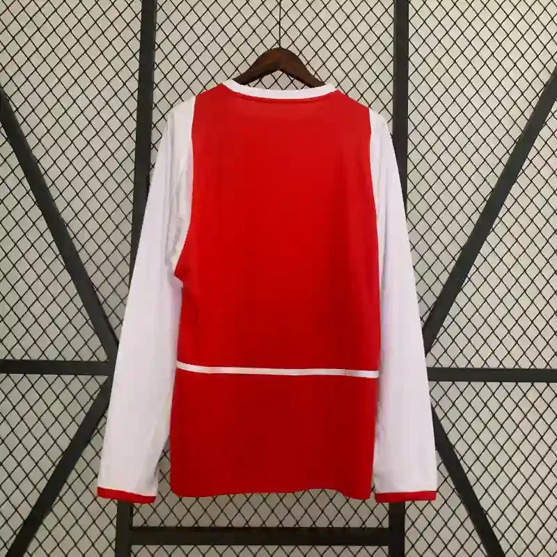 Camiseta Arsenal FC Manga Larga 2002-04 Retro - Fútbol Club Vintage