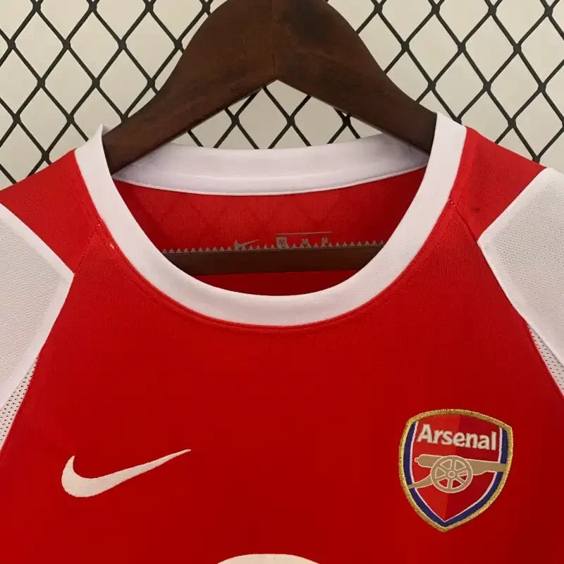 Camiseta Arsenal FC Manga Larga 2002-04 Retro - Fútbol Club Vintage