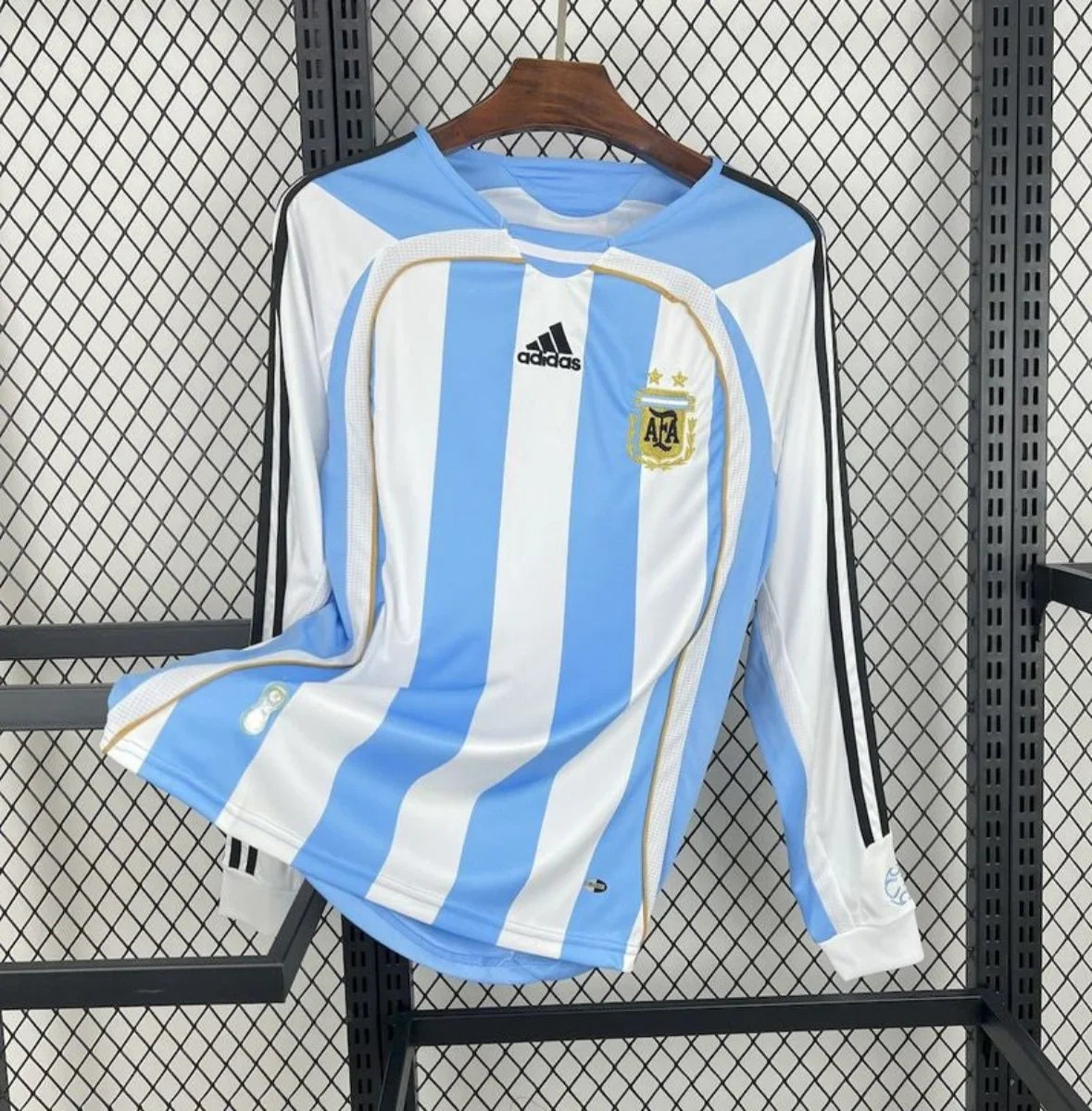 Camiseta Retro Argentina Manga Larga 2006 - Fútbol Club Vintage