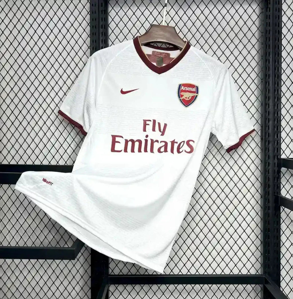 Camiseta Arsenal FC Visitante 2007-08 Retro - Fútbol Club Vintage