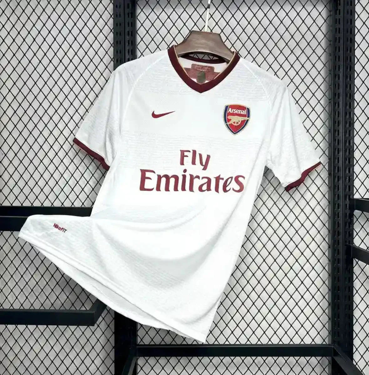 Camiseta Arsenal FC Visitante 2007-08 Retro - Fútbol Club Vintage