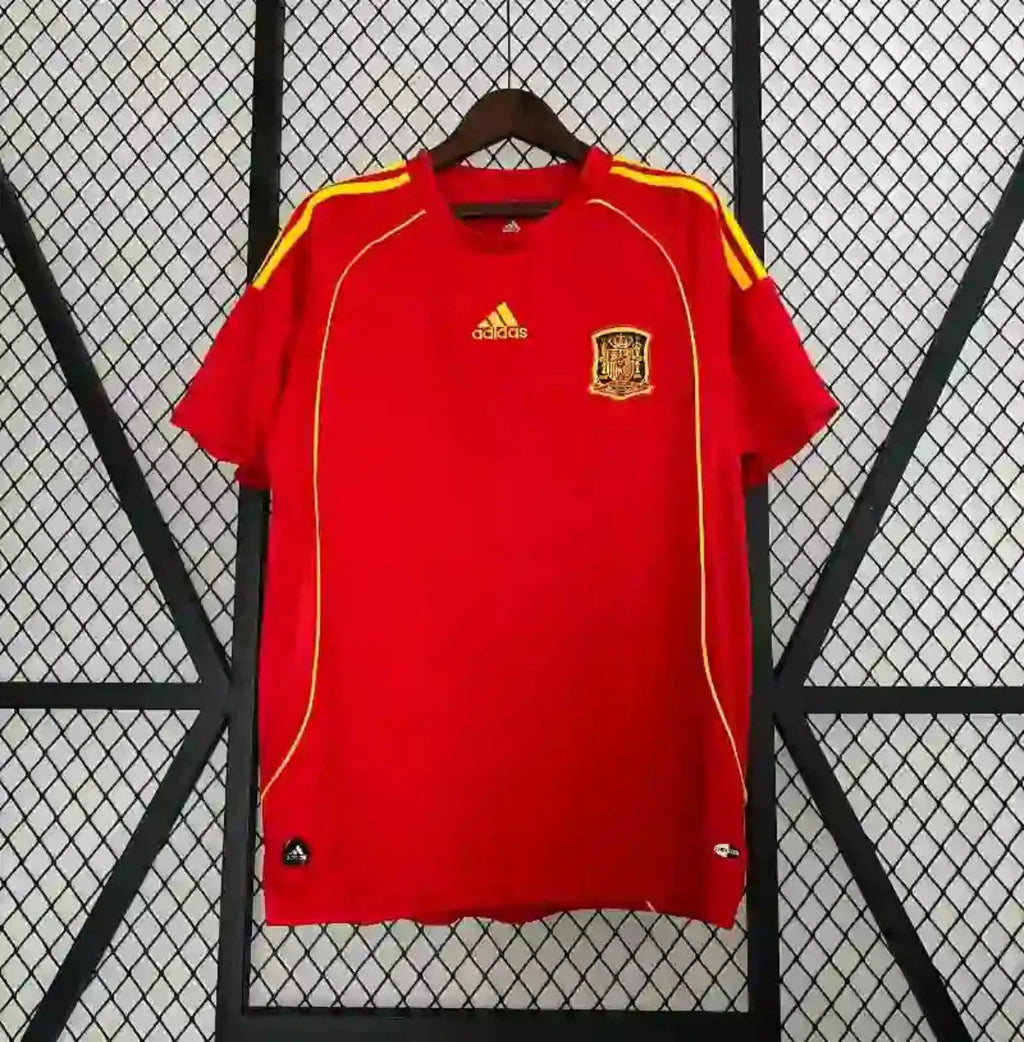 Camiseta Retro España 2008 - Fútbol Club Vintage