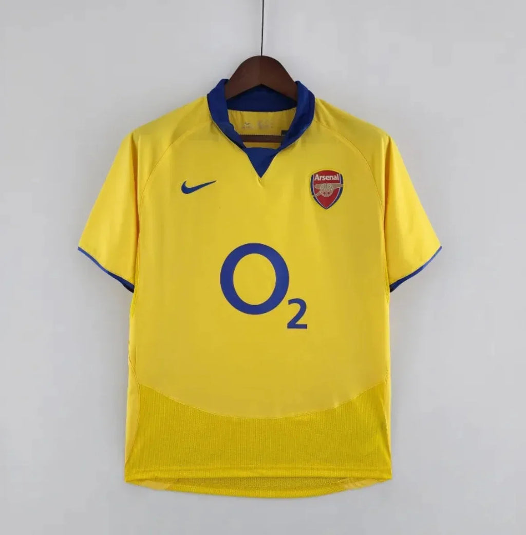 Camiseta Arsenal FC Visitante 2003-05 Retro - Fútbol Club Vintage