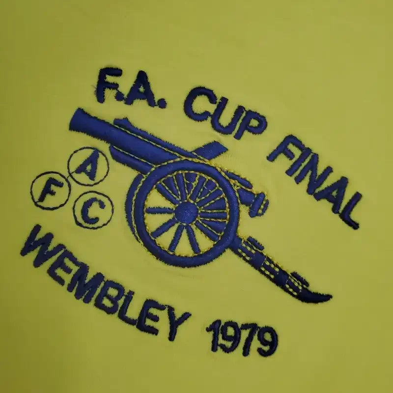 Camiseta Arsenal FC Visitante Manga Larga 1971-79 Retro - Fútbol Club Vintage