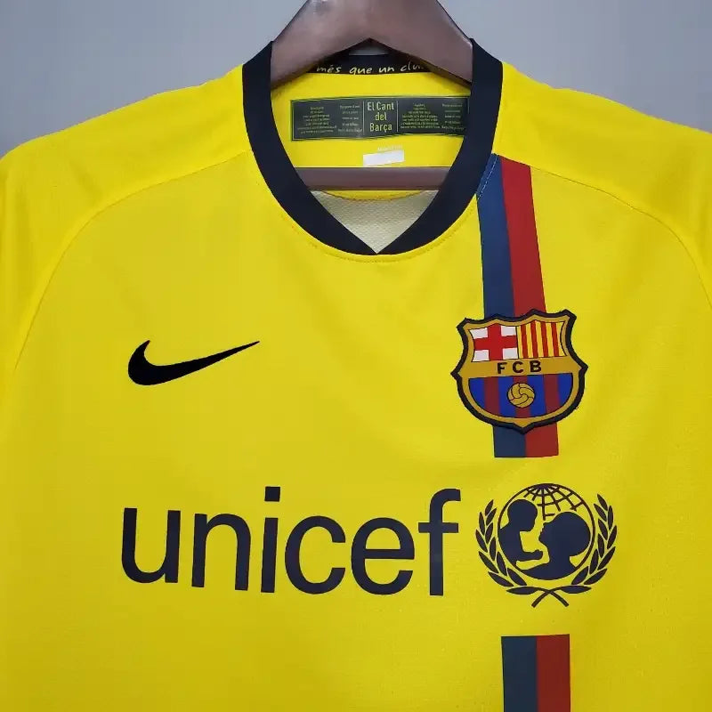 Camiseta Retro FC Barcelona Visitante 2008-09 - Fútbol Club Vintage