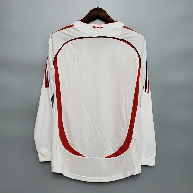 Camiseta Retro AC Milán Visitante Manga Larga 2006-07 - Fútbol Club Vintage