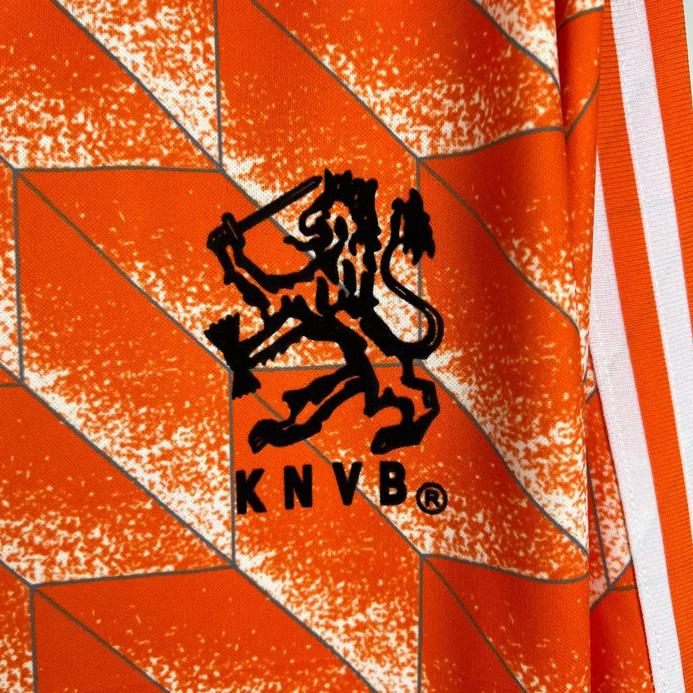 Camiseta Retro Países Bajos Manga Larga 1988 - Fútbol Club Vintage