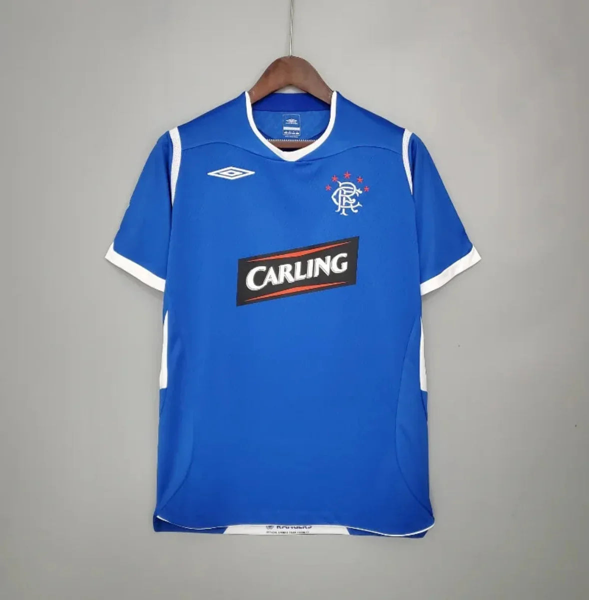 Camiseta Retro Rangers FC 2008-09 - Fútbol Club Vintage