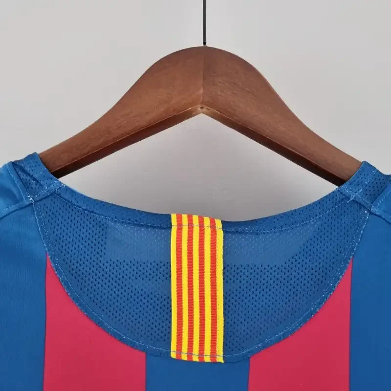 Camiseta Retro FC Barcelona Manga Larga 2005-06 - Fútbol Club Vintage