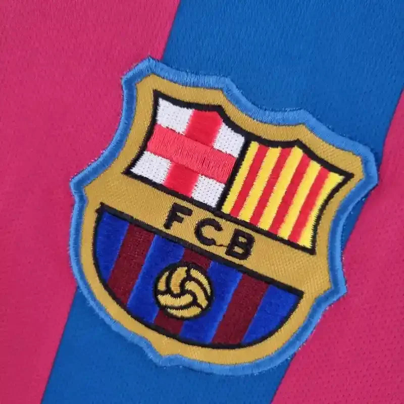 Camiseta Retro FC Barcelona Manga Larga 2005-06 - Fútbol Club Vintage