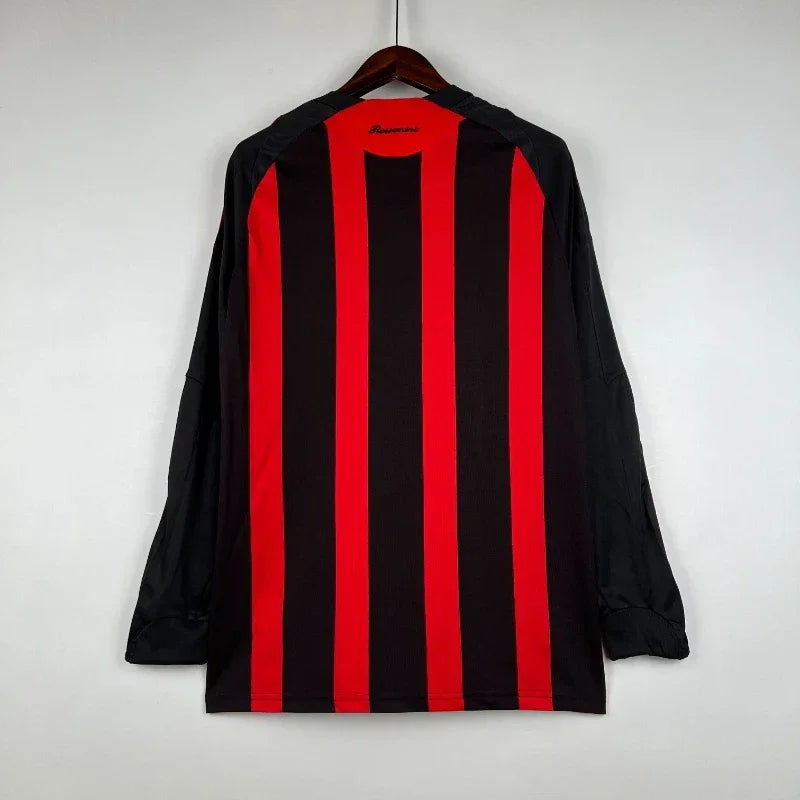 Camiseta Retro AC Milán Manga Larga 2008-09 - Fútbol Club Vintage