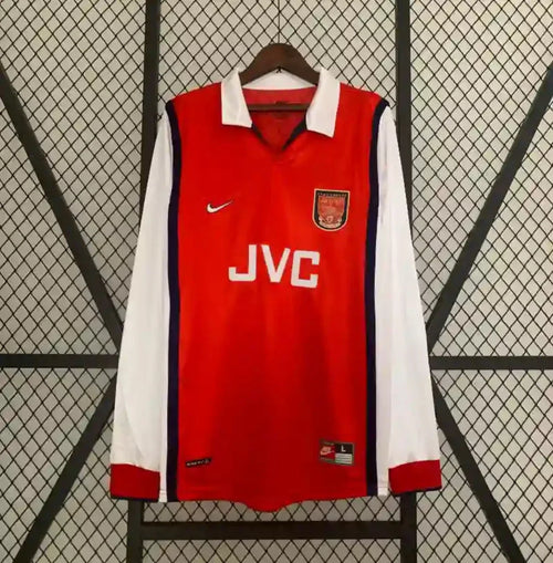 Camiseta Arsenal FC Manga Larga 1998-99 Retro - Fútbol Club Vintage